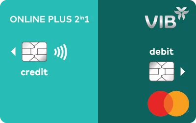 VIB Online Plus 2in1-Thẻ tín&nbsp;dụng
